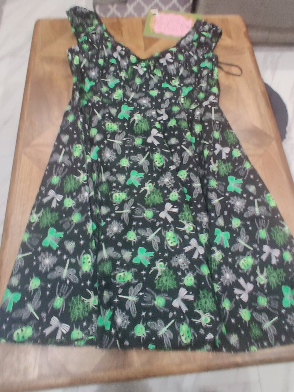 Hell Bunny insect dress size 4xl 22 UK New